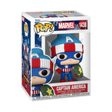 Funko POP!: Marvel #1438 - Captain America -- Holiday 2024