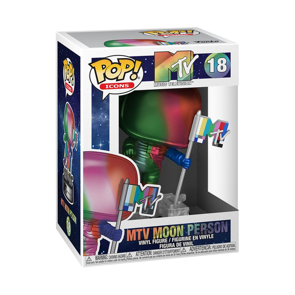 Funko POP! Icons: MTV #18 - MTV Moon Person (Rainbow)