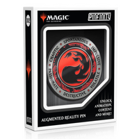 Magic: The Gathering Red Mana Crest Augmented Reality Enamel Pin