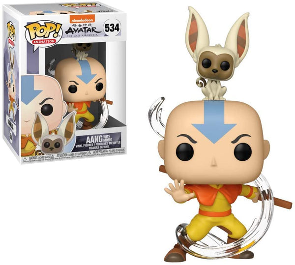 Funko POP! Animation: Avatar The Last Airbender #534 - Aang with Momo
